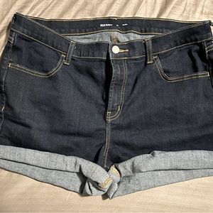 Women’s Jean Shorts, Dark Wash